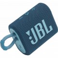 Nešiojamas bluetooth garsiakalbis atsparus vandeniui JBL GO 3 tamsiai mėlynas (blue)